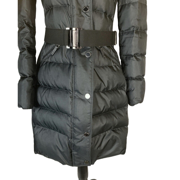 Burberry Abbeydale Puffer Coat with Fox Fur Trimmed Hood - Picture 9 of 16